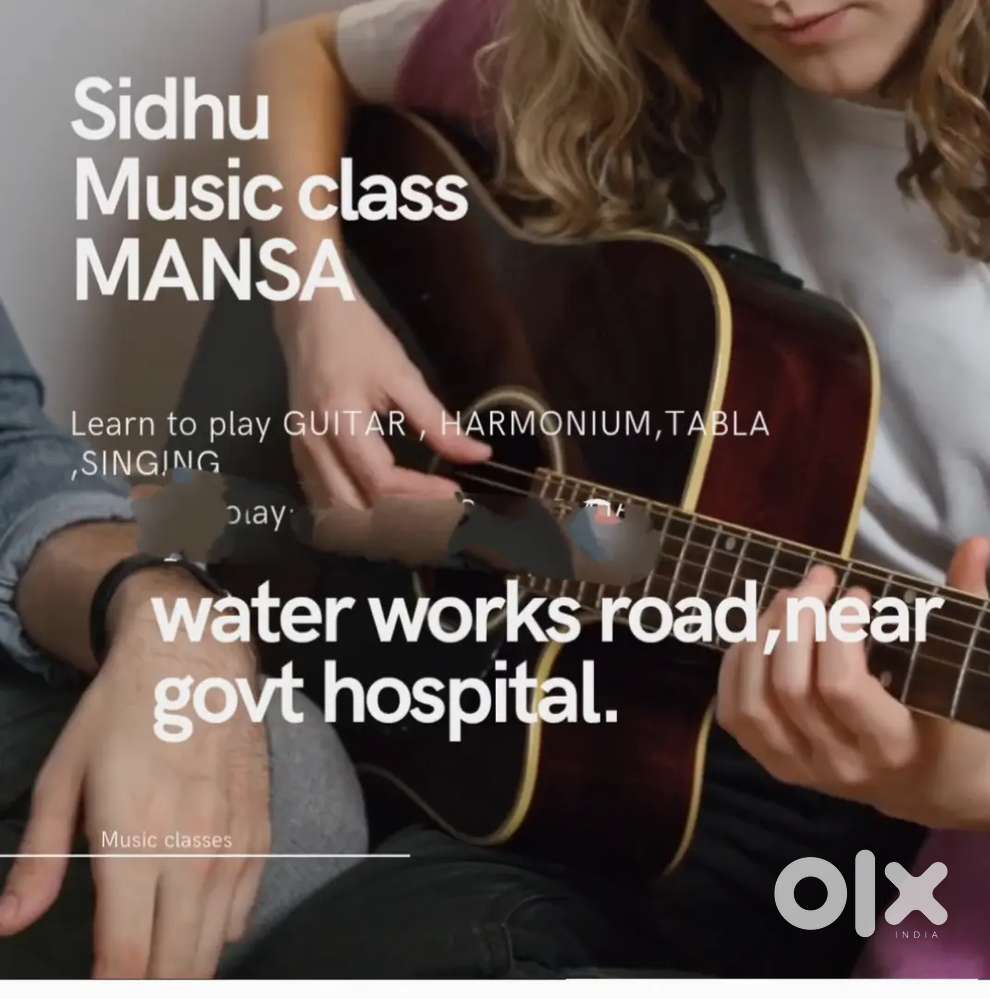 Sidhu music academy, learn guitar , harmonium