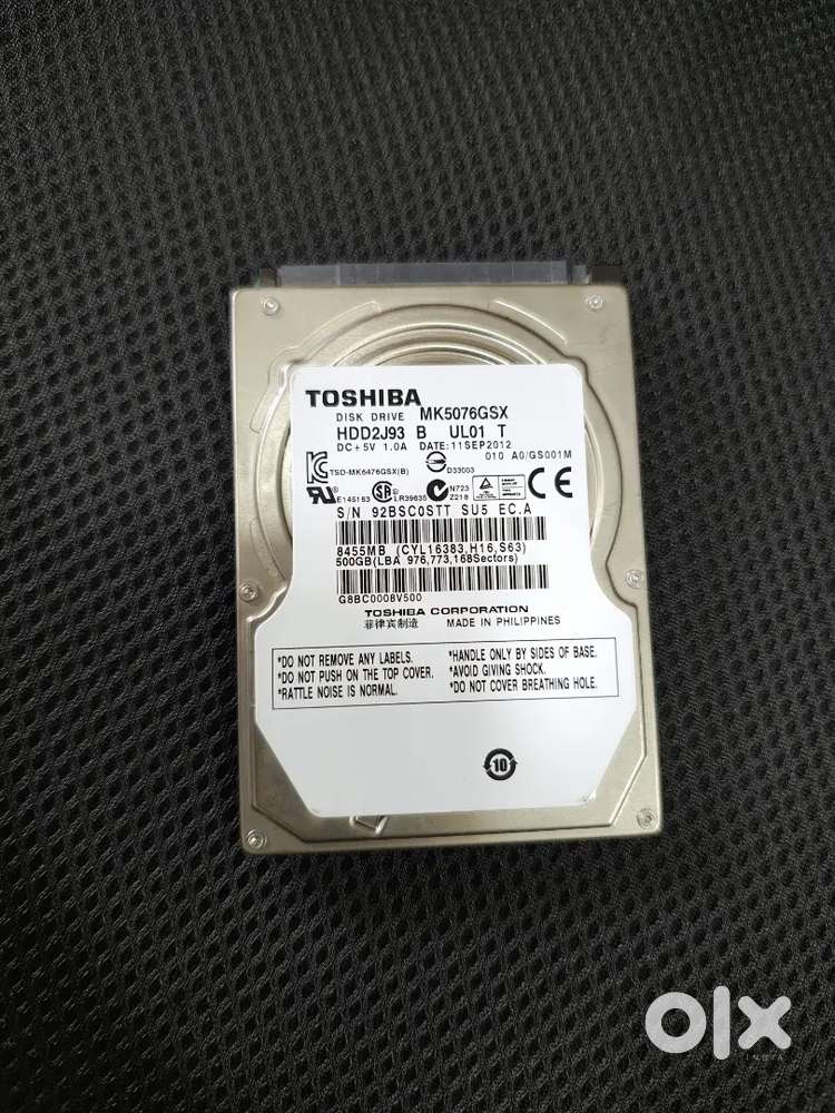 Toshiba HARD DISK DRIVE_INTERNAL