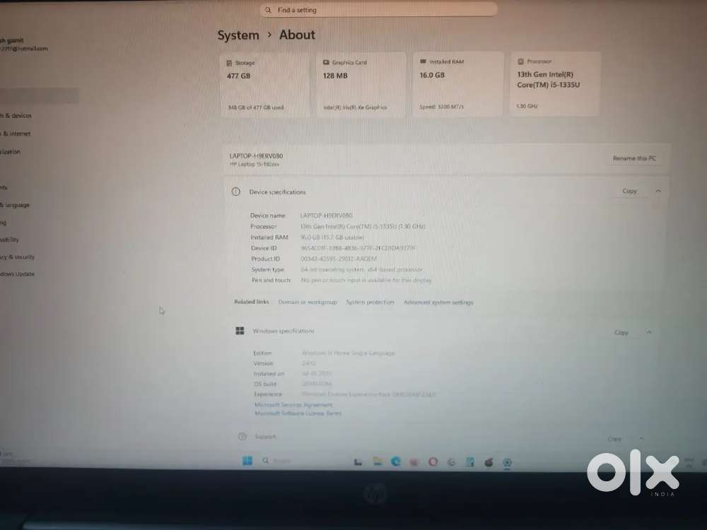HP LEPTOP 13th Gen