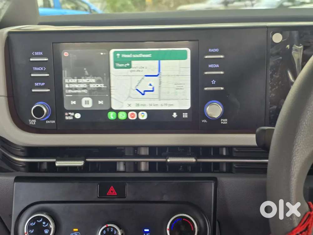 New creta original stereo oem hyundai genuine system creta carplay ex.