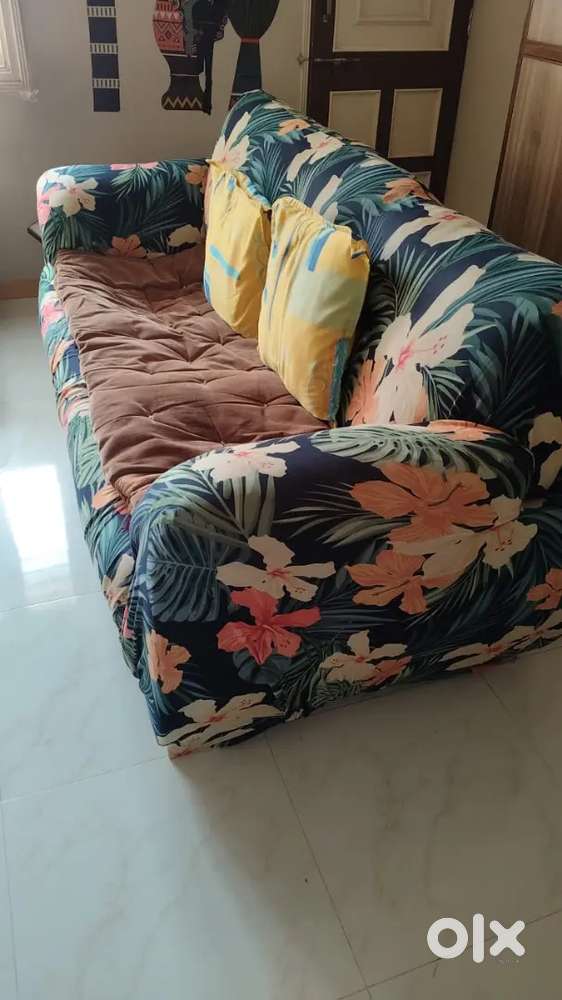 Dining table and sofa