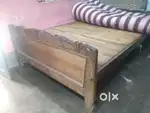 Pure wood bed