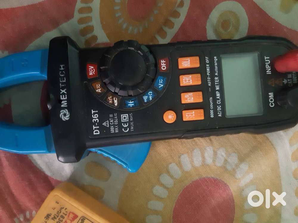 Mextech DT36T 600A AC/DV True RMS Digital clamp meter 6000 counts