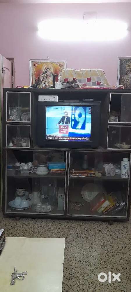 TV cabinet with showcase