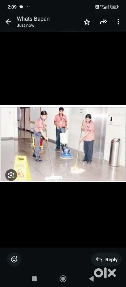 Need experience housekeeping staff (boy)