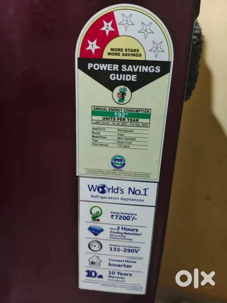 Haier Refrigerator – 2 Star Rating  Excellent Condition  Best Price