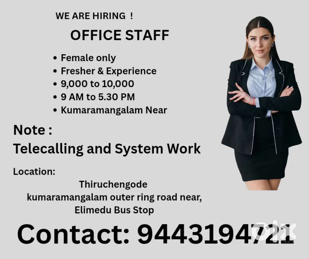 Wanted telecallers and projects managers for our company