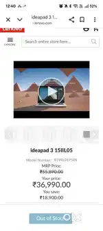 Lenovo i3 laptop