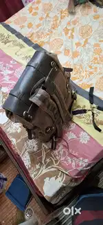 Trip Machine Company Leather Rambler Backpack