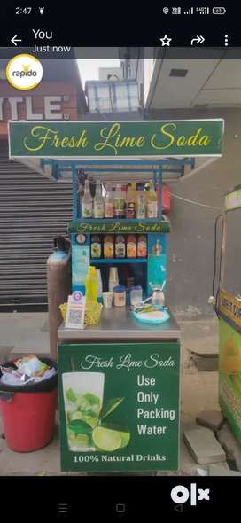 Lime soda machine