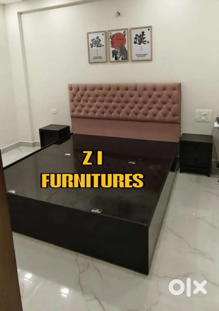 NEW BED 6 BY 6 WITH SIDE BOX