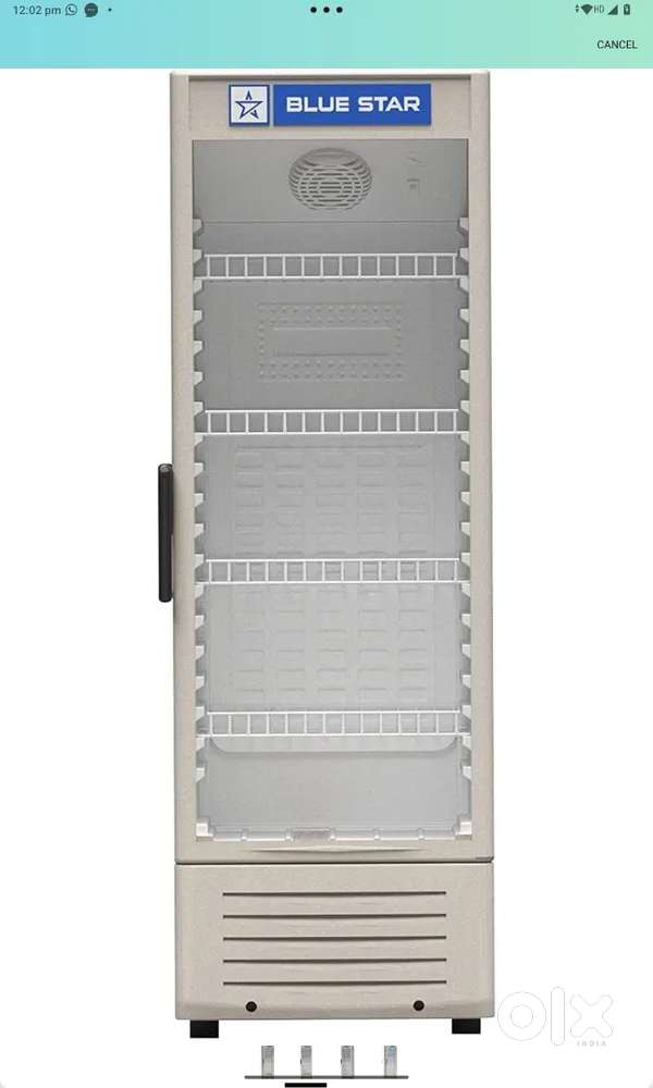 Display fridge blue star 300 ltr