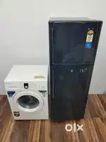 Double the savings, Double the convenience fridge & washing machine