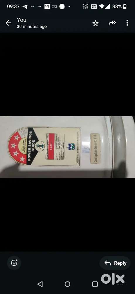 Bathroom Hot water Geyser