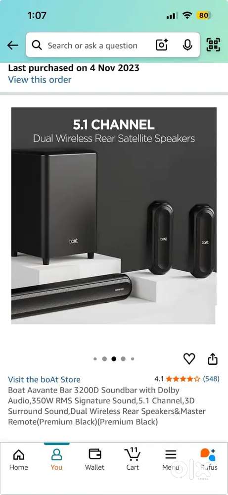 Boat 3200D 5.1 soundbar