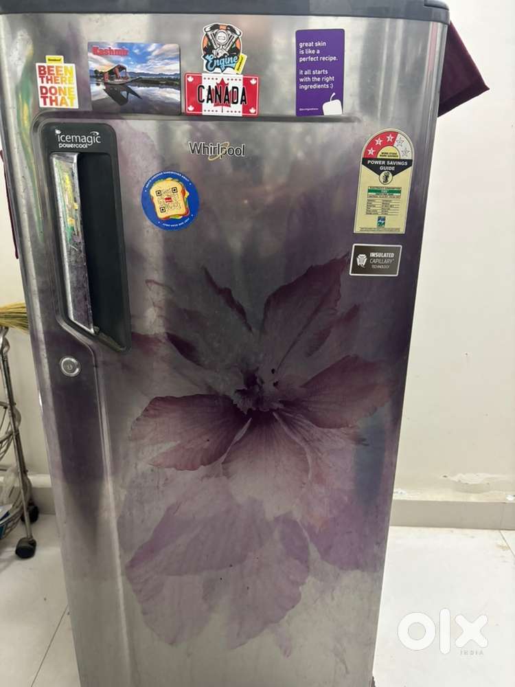 Whirlpool singlw door fridge