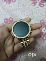 Golden smart watch