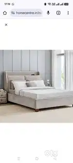 New sealed Home Centre Stellar Elite Sophia Queen Bed - Grey