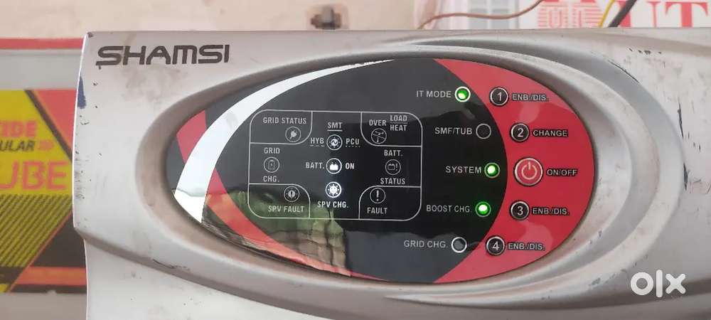 UTL shamsi 1075v SOLAR INVERTER in running condition only few time use