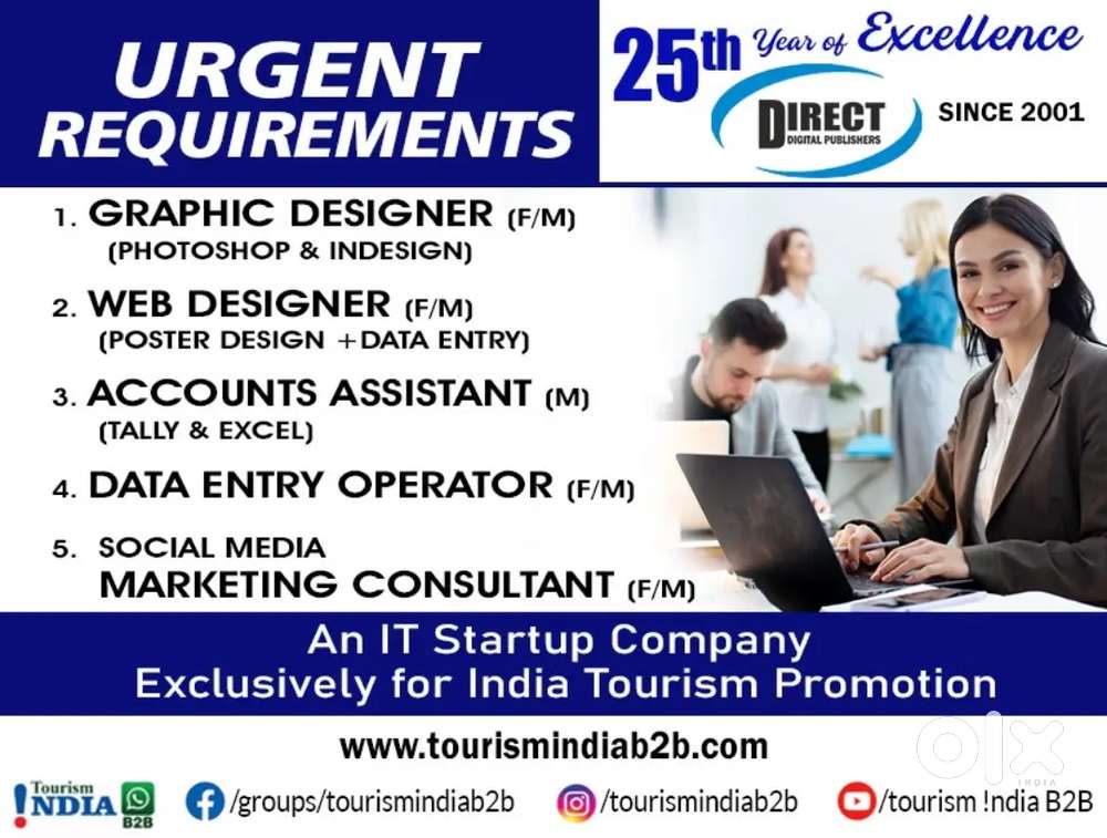 Graphic Designer/ Accounts Manager-Assistant / Digital Councilors