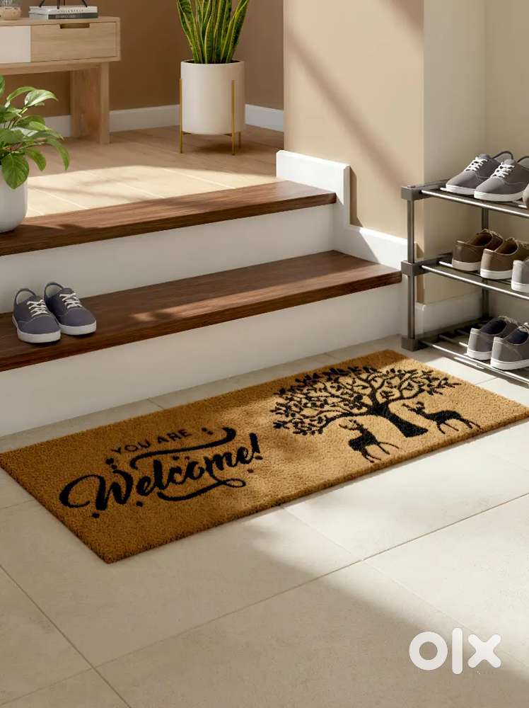 Coir door mat natural
