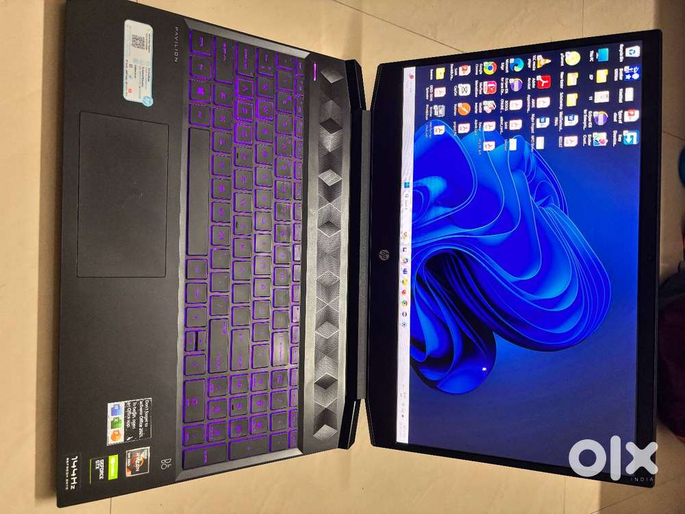 HP Pavilion Gaming Ryzen 5 GTX1650 16GB RAM SSD 144Hz Display