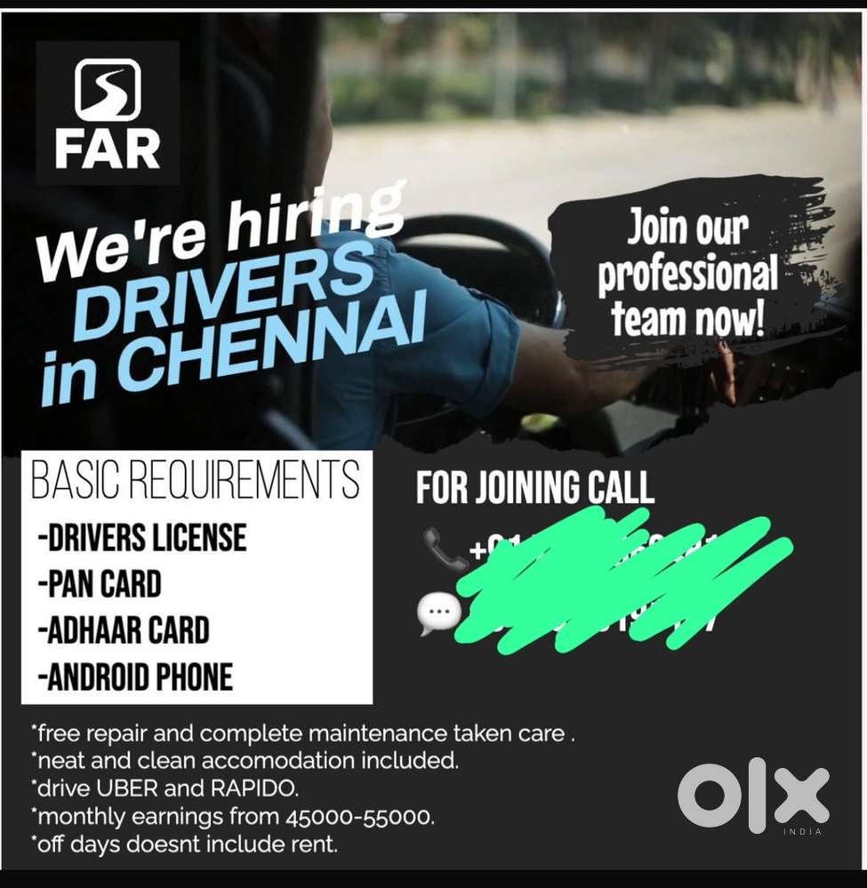 Hiring UBER DRIVERS