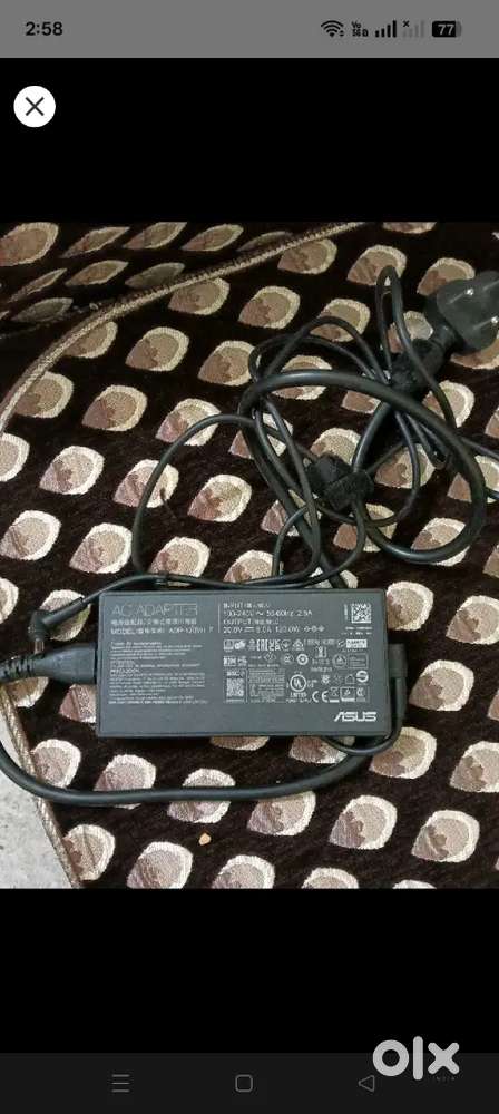 ASUS LAPTOP CHARGER 120 WATT ORIGINAL
