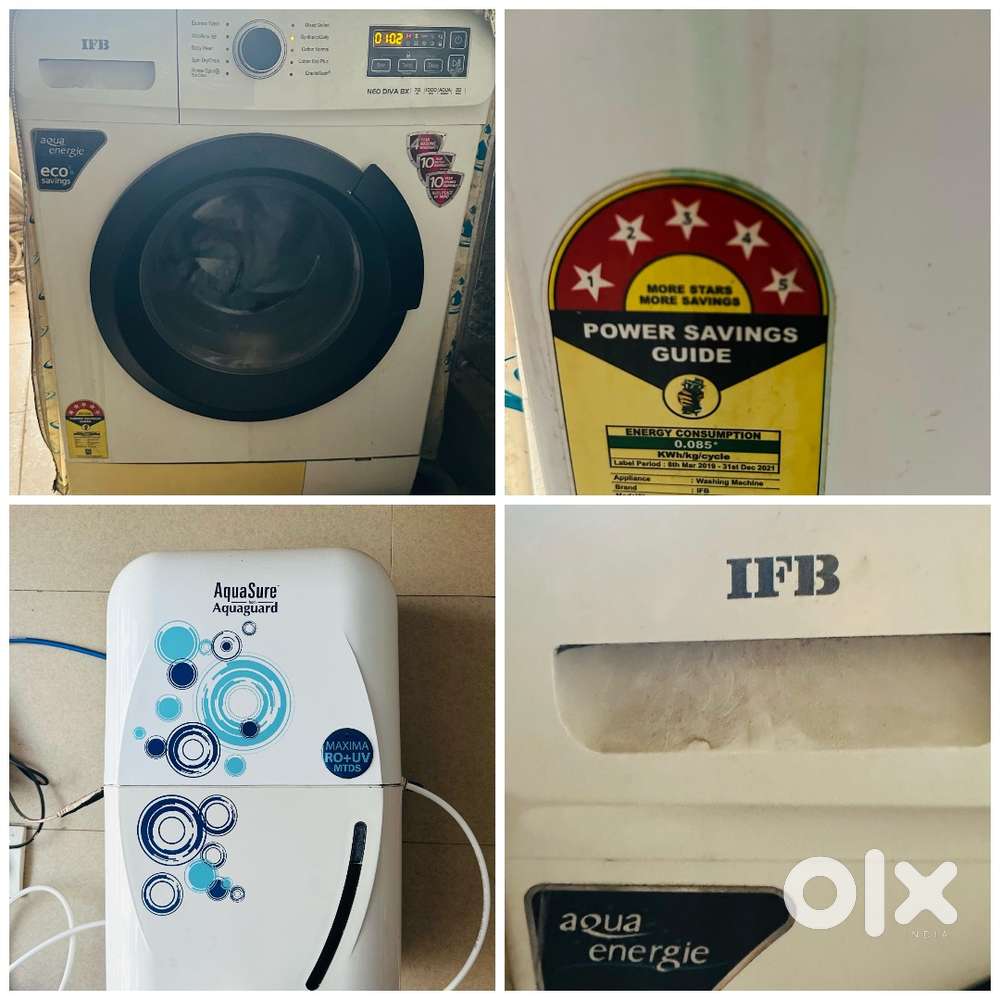 Ifb washing machine and eureka aquaguard