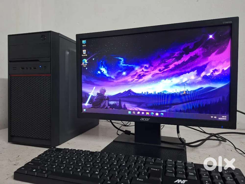 Intel i7 8th gen gaming or editing pc, full desktop computer
