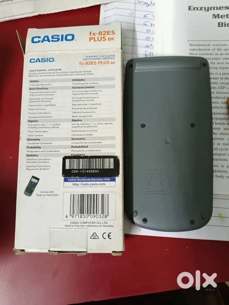 Casio scientific calculator fx82s