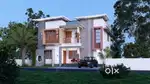 Modern 3 BHK House for sale at Mannuthy - Thrissur