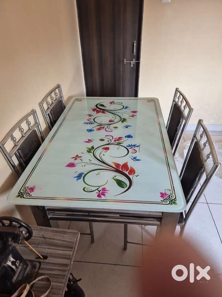 Dining table with chair