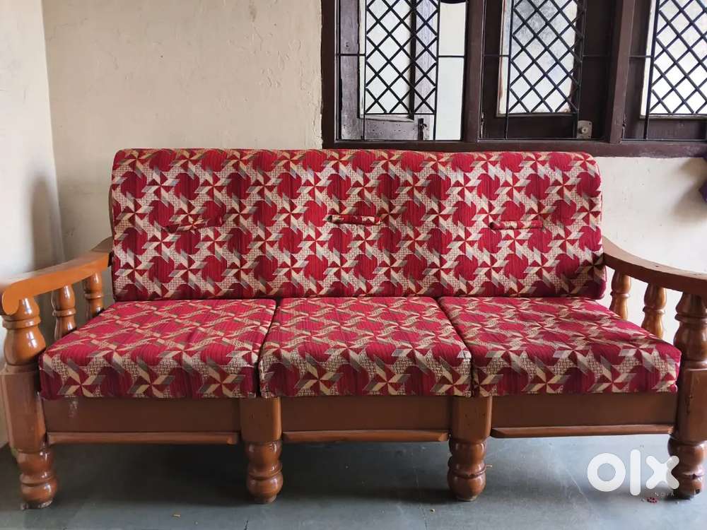 Solid wooden sofa