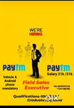 Paytm Field sales Executives( Ropar/Morinda/Kurali )