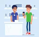 Mobile shop salesman