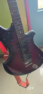 Electric guitar acoustic guitar
