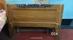 Polished Wooden Single Bed.Used