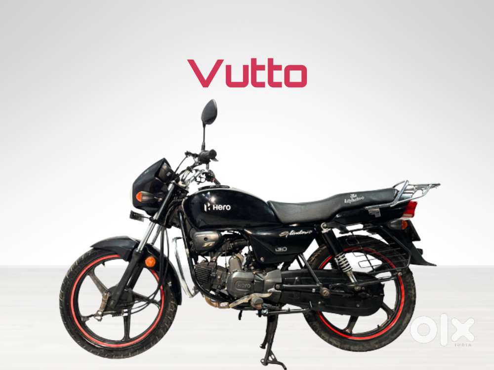 Hero Splendor Plus Self Alloy i3S (2104), 6 months warranty