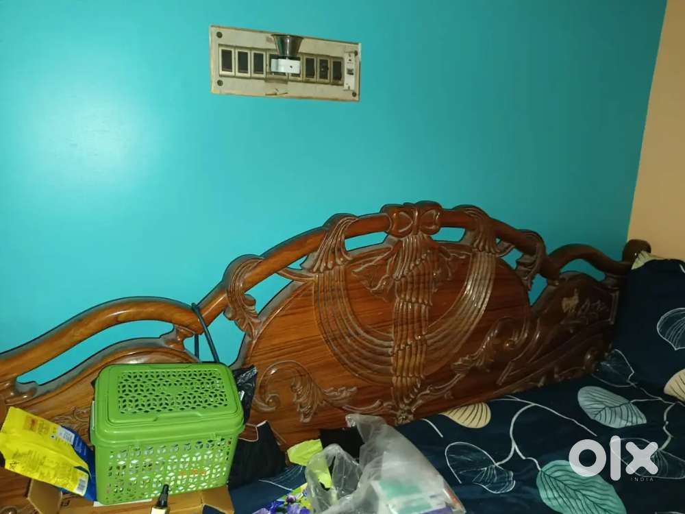 Segun/teak wood Box bed