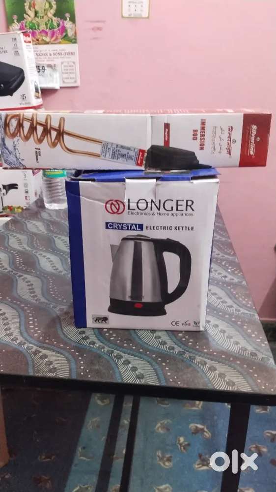 Combo set of electric kettle and water heater new pcs