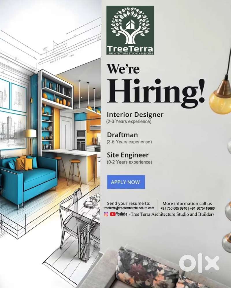 Architect, junior architect, Account, Site Engineer