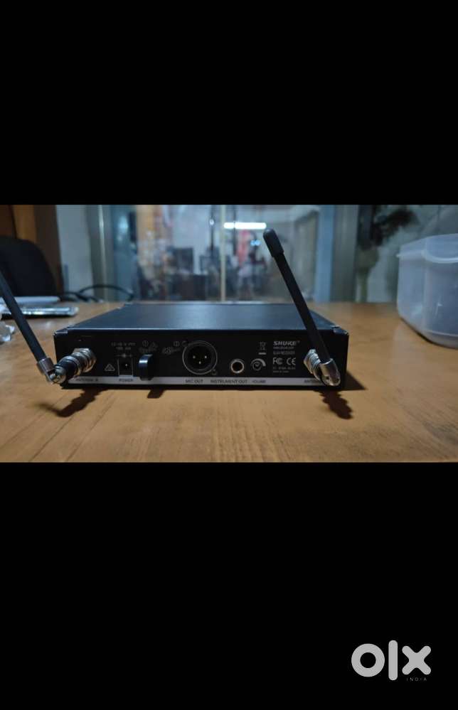 2 Shure slx cordless mikes