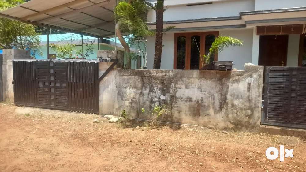 Roofed concreted single floor house