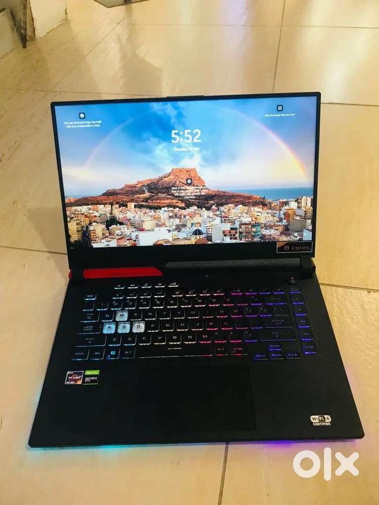 ASUS ROG STRIX 15 GAMING LAPTOP RYZEN 7 8GB RAM 512GB SSD  RTX 3050