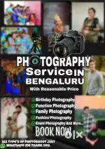 PHOTOGRAPHY SERVICE - AVAILABLE ANY TYPE'S OF PHOTOSHOOT