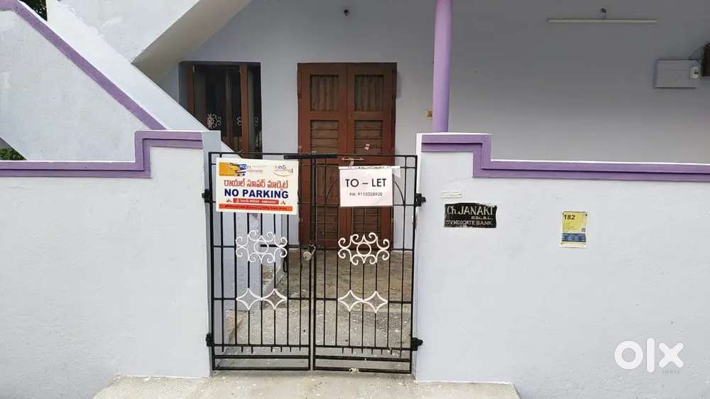 1 bhk individual house with lot of space around the house is available