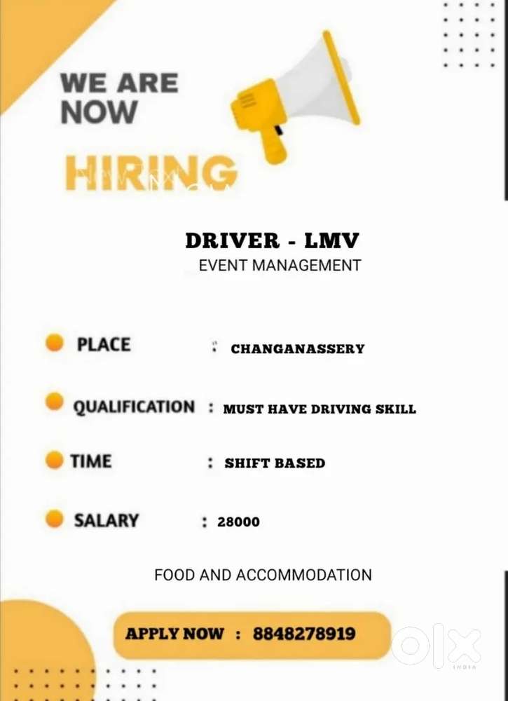 Driver vacant opening