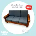 Sofa Sale Brand New Wooden Sofa set 556SOFA SET F 4WER