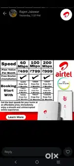 Airtel Wifi